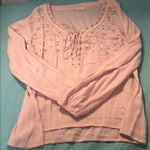 Pink Hollister Blouse